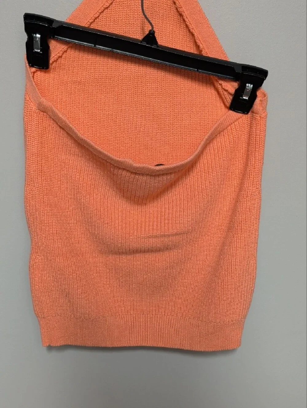 J. Crew Coral Halter Knit Camisole